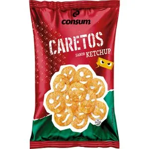 Caretos Sabor Kétchup Bolsa 70 Gr