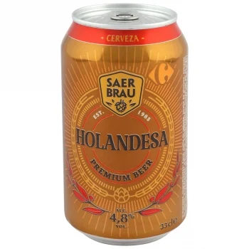 Cerveza Carrefour Holandesa Lata 33 Cl.