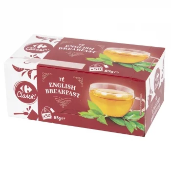 Té English Breakfast en Bolsitas Carrefour Classic 50 Ud.