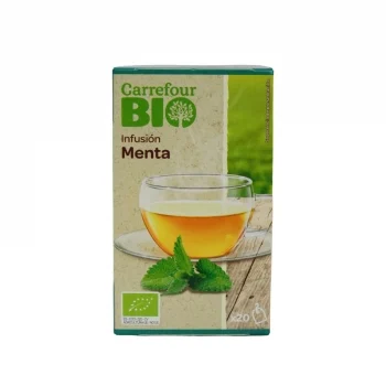 Menta en Bolsitas Ecológica Carrefour Bio 20 Ud.