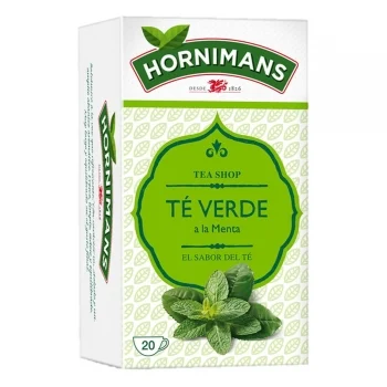 Té Verde a la Menta en Bolsitas Hornimans 20 Ud.