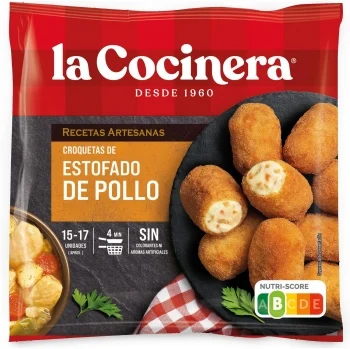 Croquetas de Estofado de Pollo Recetas Artesanas la Cocinera 500 G.