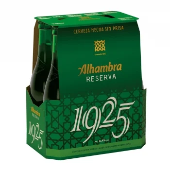 Cerveza Alhambra Reserva 1925 Pack 6 Botellas 33 Cl.