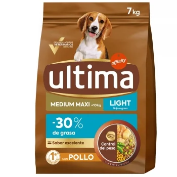 Pienso de Pollo y Arroz para Perro Mediano Grande Adulto Ultima 7 Kg.