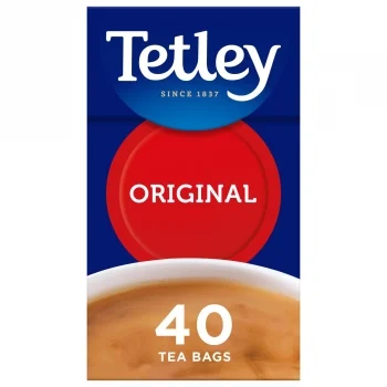 Té Negro en Bolsitas Tetley 40 Ud.