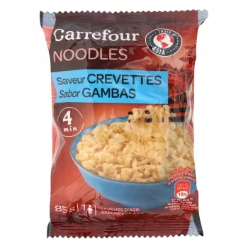 Noodles Sabor a Gamba Carrefour 85 G.