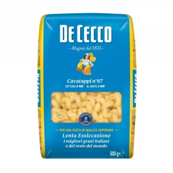 Pasta Cavatappi Nº87 de Cecco 500 G.