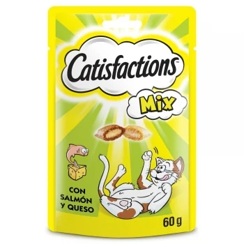 Snacks de Queso y Salmón para Gatos Catisfactions 60 G.