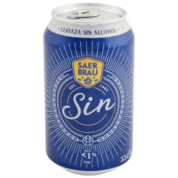 Cerveza Carrefour sin Alcohol Lata 33 Cl.