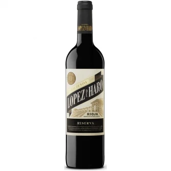 Vino Tinto Reserva Tempranillo Hacienda López de Haro D.o.ca Rioja 75 Cl.