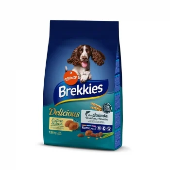 Pienso de Salmón para Perro Adulto Mediano Brekkies Delicious 7,25 Kg