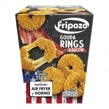 Gouda Rings & Bacon Fripozo 250 G.