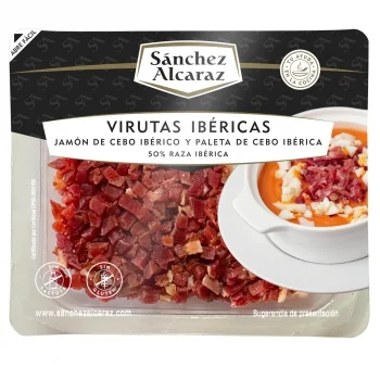 Virutas Ibéricas 50% Raza Ibérica Sánchez Alcaraz sin Gluten y sin Lactosa 2x50 G
