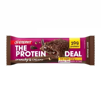 Barrita de Chocolate Tipo Brownie Alta en Proteínas Deal sin Gluten 55 G.