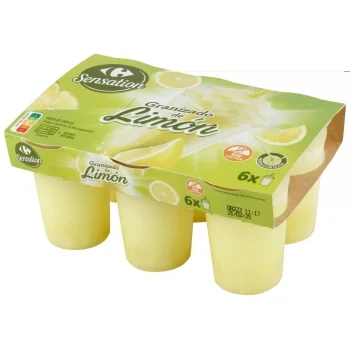 Granizado de Limón Carrefour Sensation sin Gluten Pack de 6 Unidades de 200 Ml.