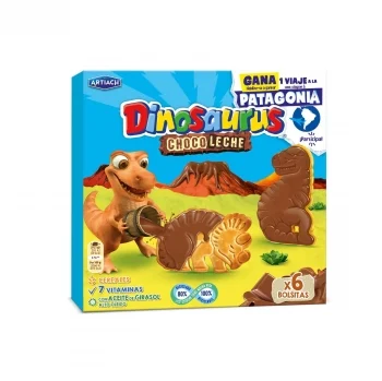 Galletas de Cereales con Chocolate con Leche Dinosaurus Artiach 255 G.
