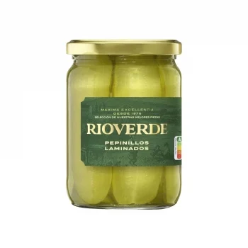Pepinillos Laminados Rioverde sin Gluten 290 G.