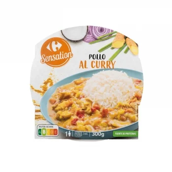 Pollo al Curry Sensation Carrefour 300 G.