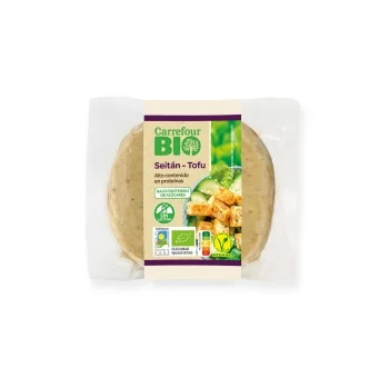 Seitán Tofu Ecológico Carrefour Bio 250 G.