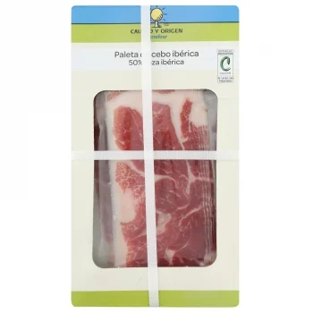 Estuche de Paleta de Cebo Ibérica 50% Raza Ibérica Círculo de Calidad 3 Sobres de 100 G