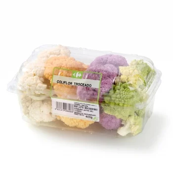 Coliflor Color Carrefour Troceada 400 G