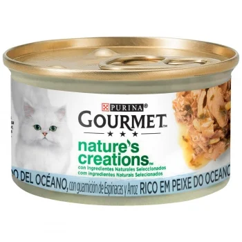 Comida Húmeda Pescado del Océano para Gato Adulto Purina Gourmet Nature's Creations 85 G
