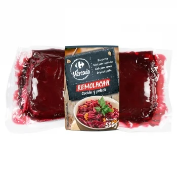 Remolacha Cocida Pelada Carrefour el Mercado 500 G
