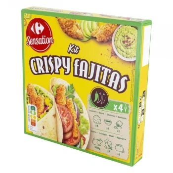 Kit para Fajitas Crispy Carrefour 530 G.