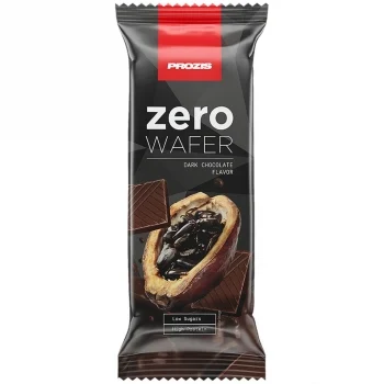 Galleta Wafer Sabor a Chocolate Negro Zero Prozis 40 G.