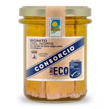 Bonito en Aceite de Oliva Virgen Extra Ecológico Consorcio 122 G.