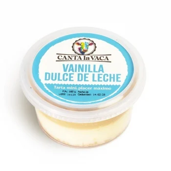 Tarta Mini Vainilla Dulce de Leche Canta la Vaca 160 G.