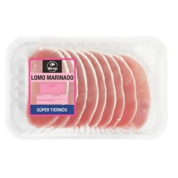 Escalopin de Lomo de Cerdo Marinado Carrefour el Mercado 500 G Aprox