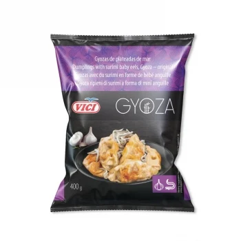 Gyozas con Sucedáneo de Angulas y Ajo Vici 400 G.