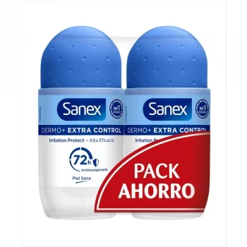 Desodorante Roll-on Dermo Extra Control Sanex Pack 2 de Unidades de 50 Ml.