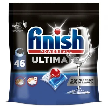 Lavavajillas a Máquina Ultimate Pastillas Finish Powerball 46 Ud.