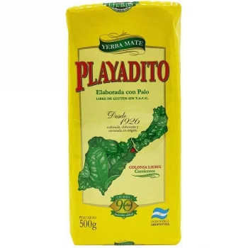 Yerba Mate Playadito sin Gluten 500 G.