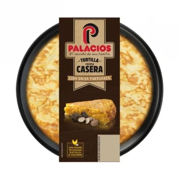 Tortilla con Salsa Tartufata Palacios sin Gluten y sin Lactosa 600 G.