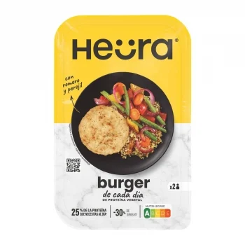 Hamburguesa Vegetal a Base de Proteína de Soja Heura 180 G.