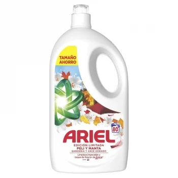 Detergente Liquido Gardenia y Arce Dorado Ariel 80 Lavados.