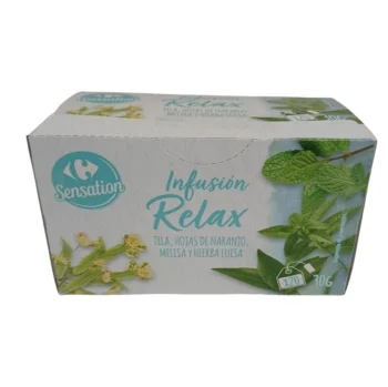 Infusión Relax en Bolsitas Carrefour Sensation 20 Ud.