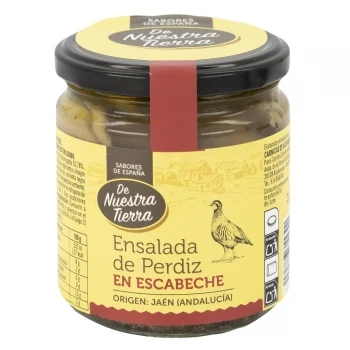Ensalada de Perdíz en Escabeche de Nuestra Tierra 330 G.