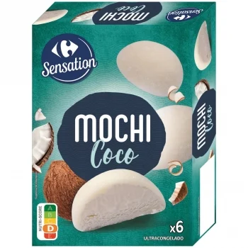 Helado Mochi de Coco Carrefour Sensation 6 Ud.