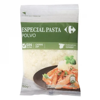 Queso en Polvo Especial Pasta Carrefour sin Gluten 150 G.