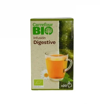 Infusión Digestive en Bolsitas Ecológica Carrefour Bio 20 Ud.
