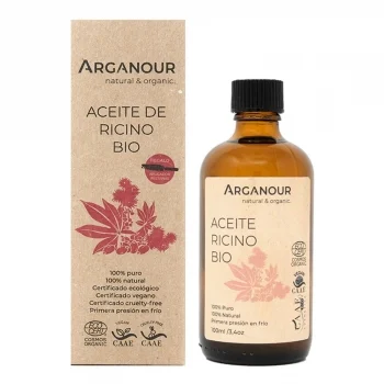 Aceite de Ricino 100% Puro Ecológico Arganour 100 Ml.