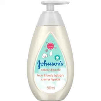 Loción Cara y Cuerpo 24h de Hidratación Cottontouch Johnson's Baby 500 Ml.