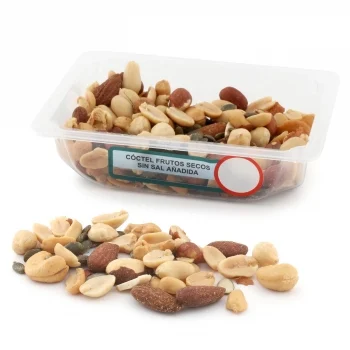Cóctel Frutos Secos sin Sal Carrefour el Mercado Tarrina de 150 G