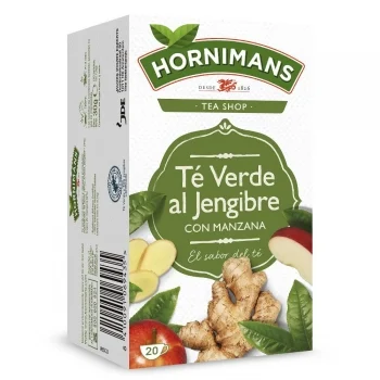 Té Verde al Jengibre con Manzana en Bolsitas Hornimans 20 Ud.