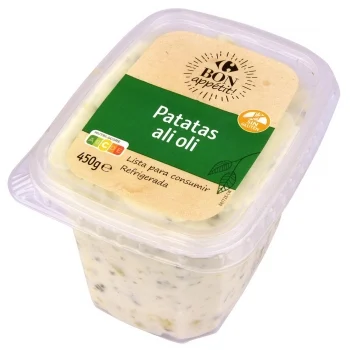 Patatas Alioli Carrefour sin Gluten 450 G.