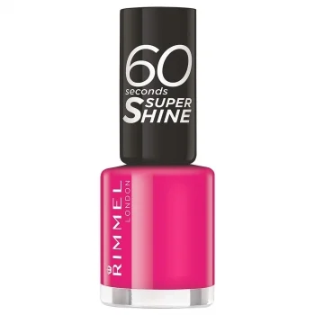Esmalte de Uñas 60 Seconds Super Shine Nº 323 Funtime Fuchsia Rimmel London 1 Ud.